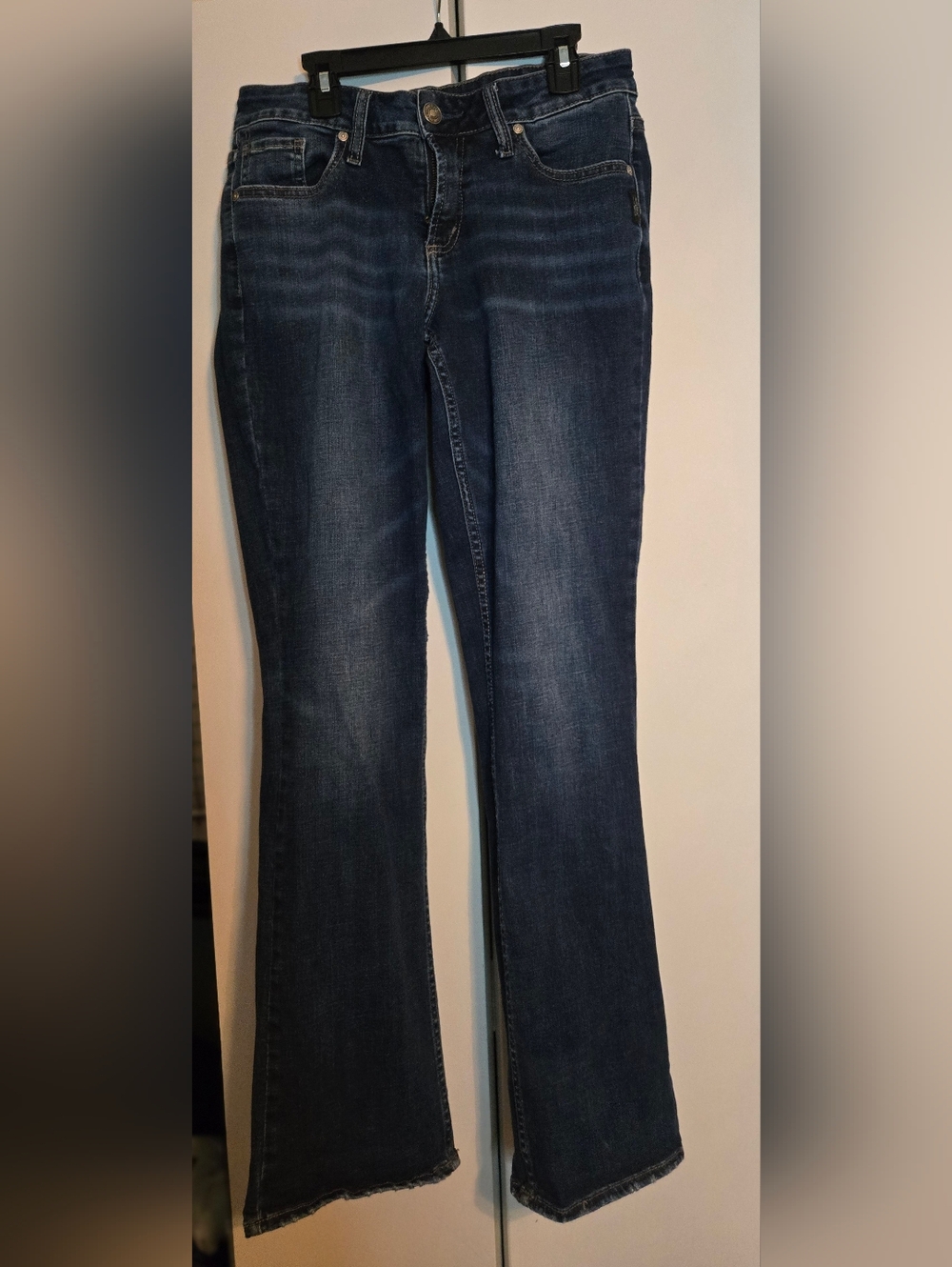 Silver Suki Slim Jeans Dark Blue Bootcut Jeans Womens 30/33